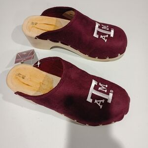 Women's Burgundy Mules by Texas A&M Size 10